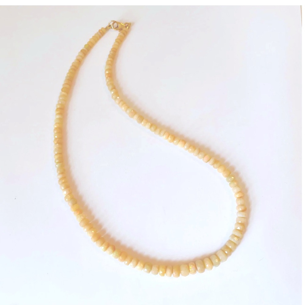 Theodosia Yellow Opal Candy Necklace